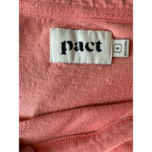 PACT Organic Cotton Cropped Pocket Short Sleeve Tee Size Small - Picture 4 of 7